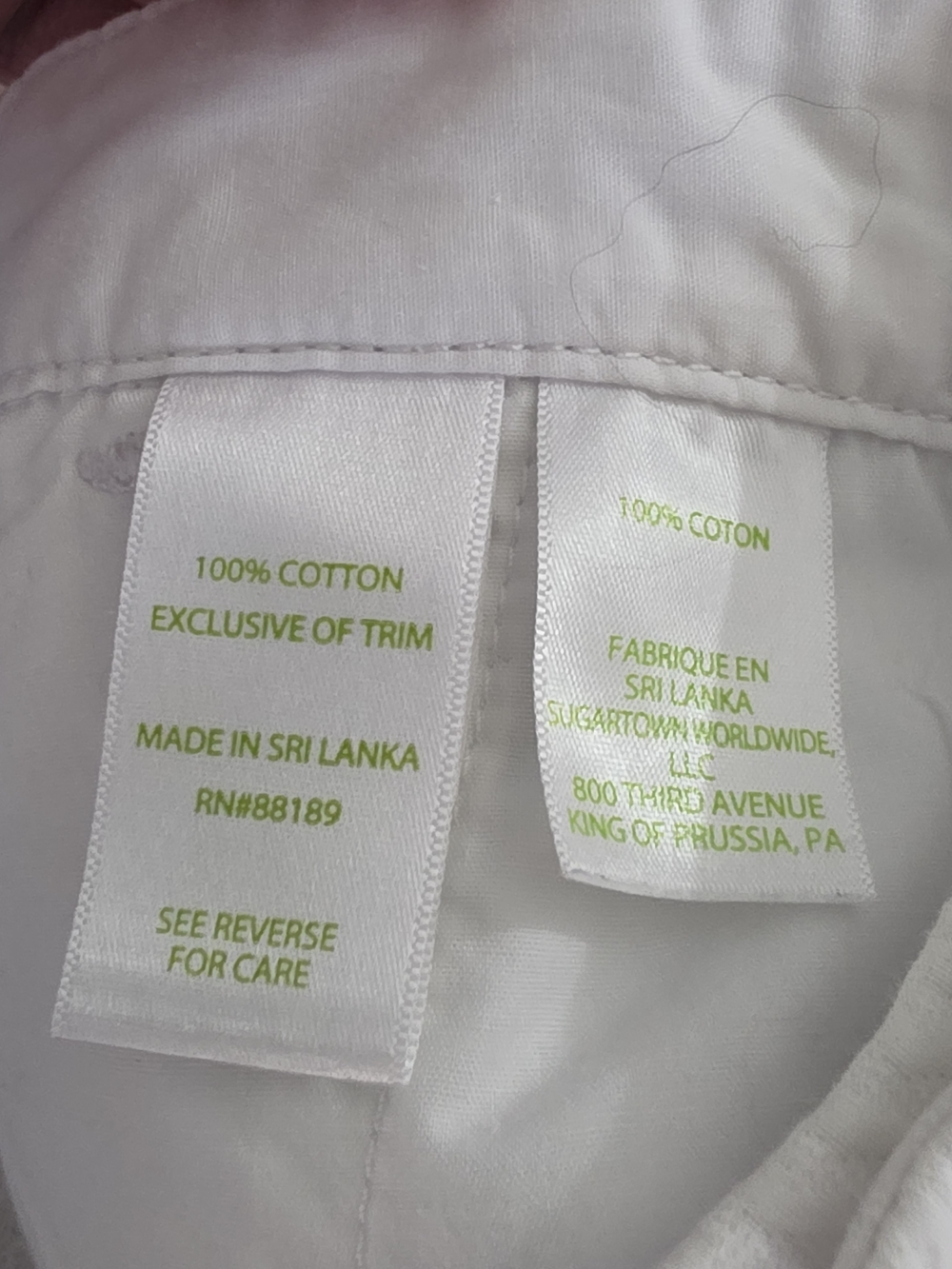 Lilly Pulitzer The Buttercup Scalloped Shorts White Textured Cotton Womens 14 - Picture 9 of 9